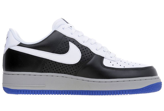 Nike Air Force 1 Low Black Perf White Blue Jd 04