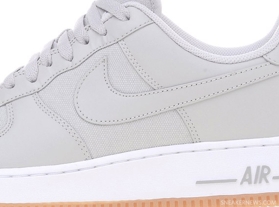 Nike Air Force 1 Low - Tech Grey - White - Gum