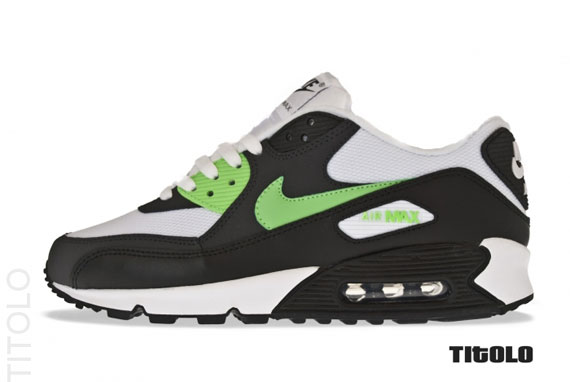 Nike Air Max 90 Black Neo Lime Anthracite 02