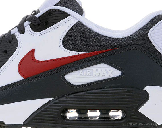 Nike Air Max 90 Shadow Black White Red Jd 01