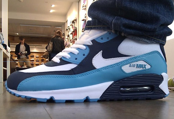 Nike Air Max 90 SI - White - Chlorine Blue - Obsidian