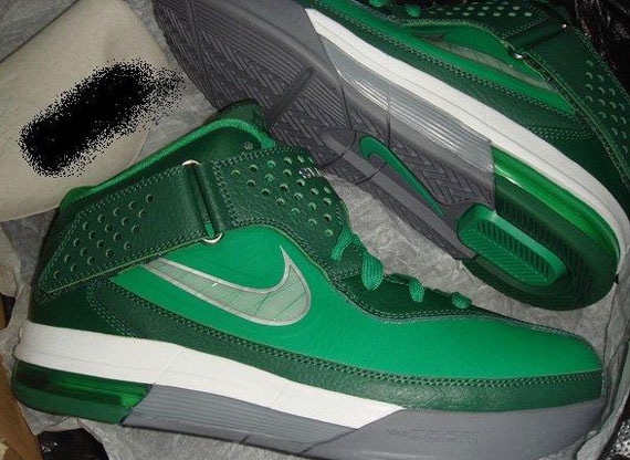 Nike Air Max Lebron Soldier V Green White Grey 04