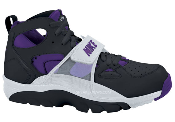 Nike Air Trainer Huarache Black Club Purple Platinum 04