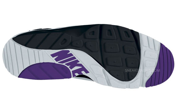 Nike Air Trainer Huarache Black Club Purple Platinum 05