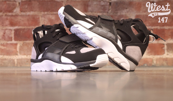 Nike Air Trainer Huarache Black Grey White West 02