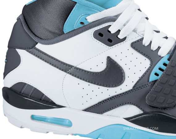 Nike Air Trainer Sc Ii White Chlorine Blue Dark Grey 05