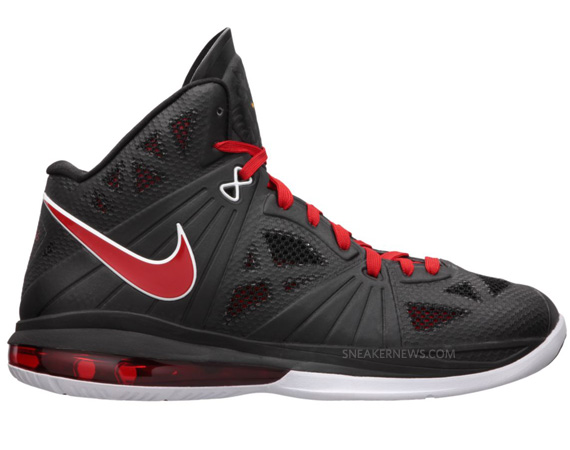 Nike Lebron 8 Ps Black Sport Red White Release Info 01