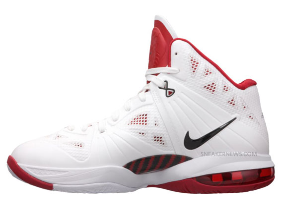 Nike Lebron 8 Ps White Black Sport Red Release Info 01