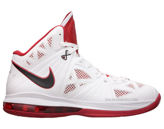 Nike Lebron 8 Ps White Black Sport Red Release Info 04