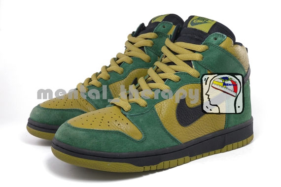 Nike Sb Dunk High Hulk Leather Sample 09