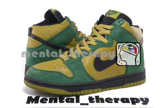 Nike Sb Dunk High Hulk Leather Sample 10