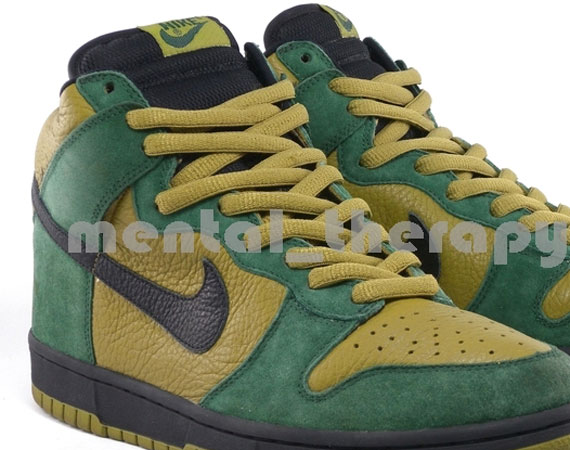 Nike SB Dunk High – ‘Hulk’ | Leather Sample on eBay