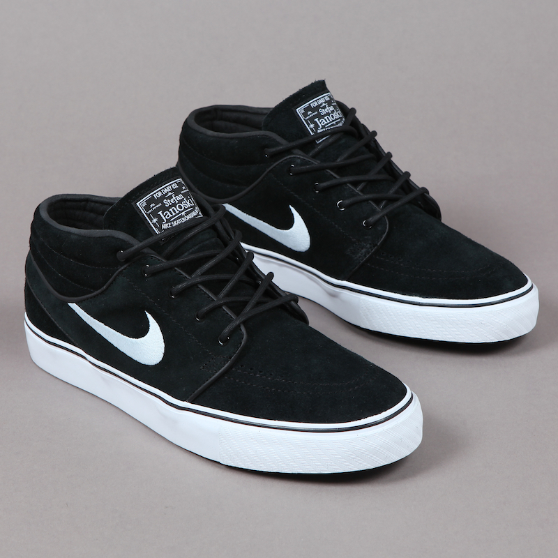Nike Sb Zoom Stefan Janoski Mid Black White 2