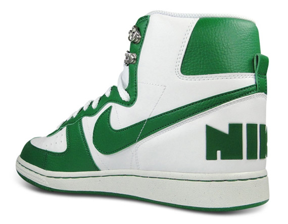 Nike Terminator High Basic White Pine Green 1