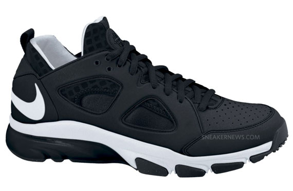 Nike Zoom Huarache Tr Low Black White 02