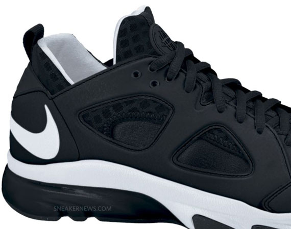 Nike Zoom Huarache Tr Low Black White 04