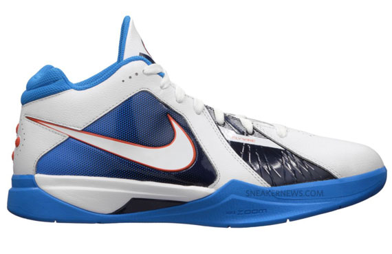 Nike Zoom Kd Iii White Orange Blue Summer 2011 Preview 03