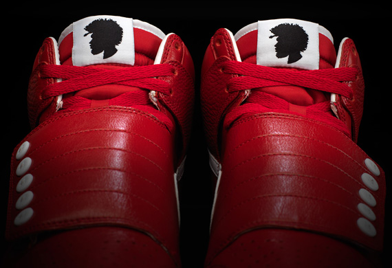 Questlove Nike Dunk High Strap Red Nike 03