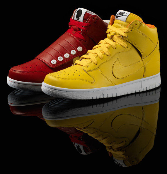 Questlove Nike Dunk High Strap Red Nike 04