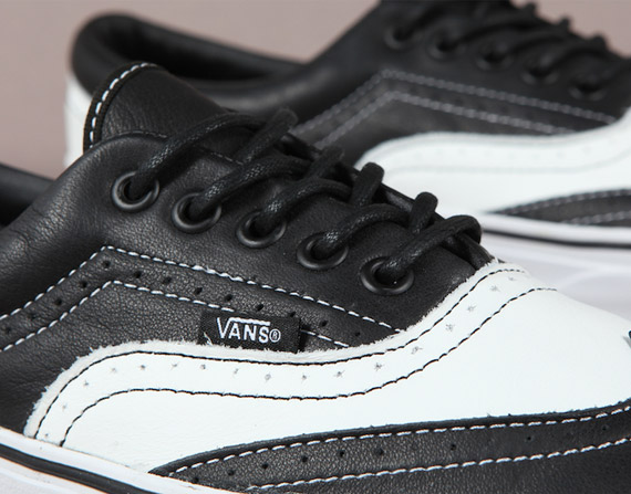 Vans Era Wingtip - Black - White + Black Suede