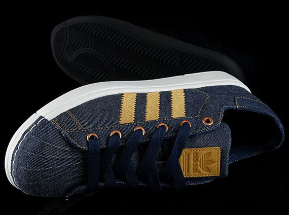 Adidas Superstar Lite Denim Gold 02