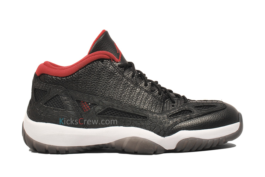 Air Jordan 11 Ie Low Retro Black Varsity Red White 2