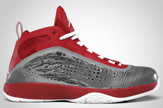 Air Jordan 2011 Varsity Red Wolf Grey Medium Grey 01