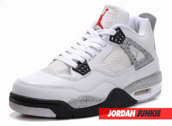 Air Jordan Iv White Cement Grey 2012 2