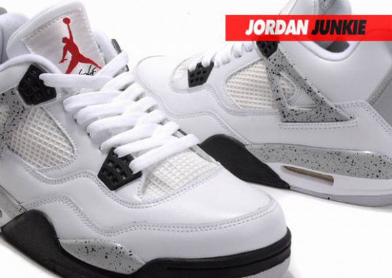 Air Jordan Iv White Cement Grey 2012 3