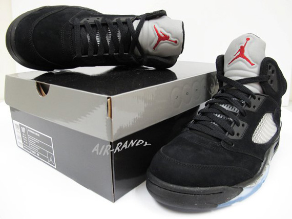 Air Jordan V Black Metallic Silver Air Randy 01