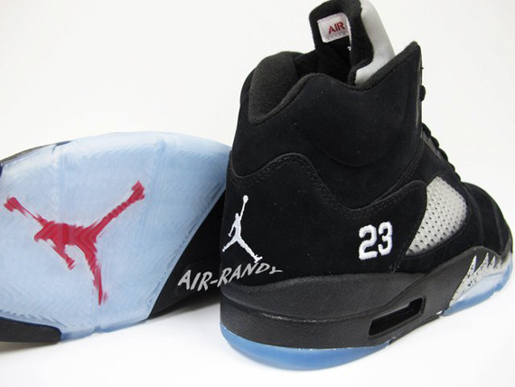 Air Jordan V Black Metallic Silver Air Randy 02