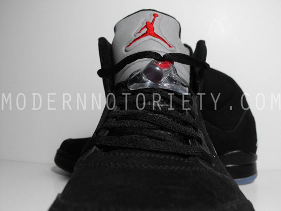 Air Jordan V Black Metallic Silver Fall 2011 06