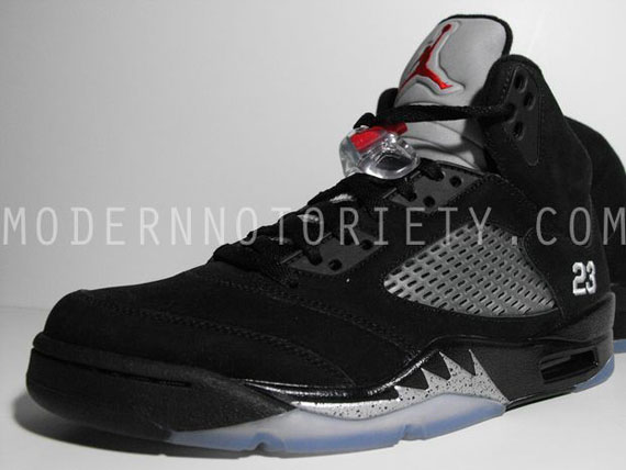 Air Jordan V Black Metallic Silver Fall 2011 07