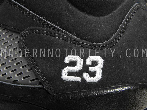 Air Jordan V Black Metallic Silver Fall 2011 10