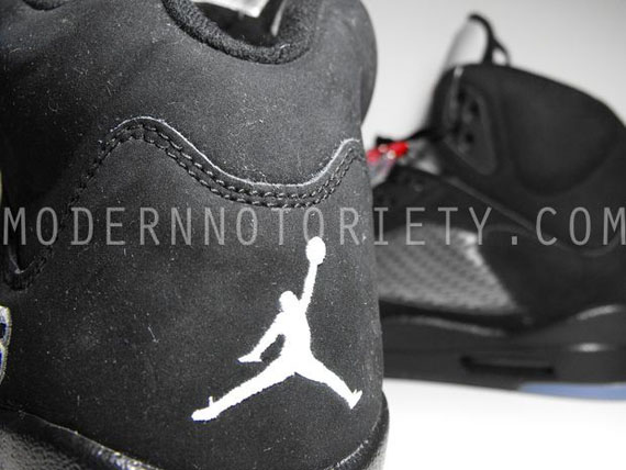 Air Jordan V Black Metallic Silver Fall 2011 11