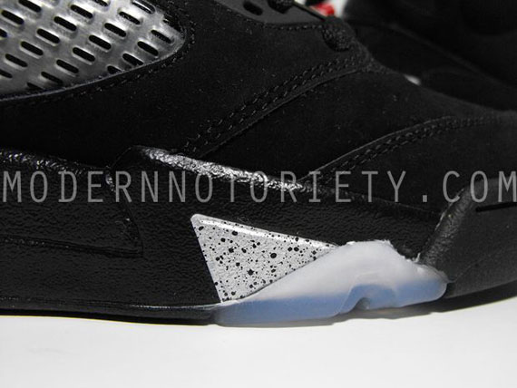 Air Jordan V Black Metallic Silver Fall 2011 12