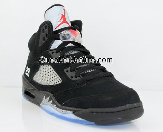 Air Jordan V Retro 2011 Black Metallic Silver 3