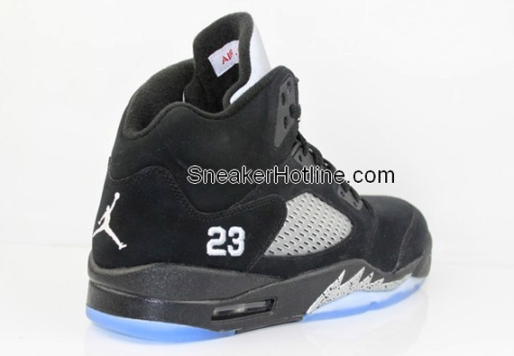 Air Jordan V Retro 2011 Black Metallic Silver 4