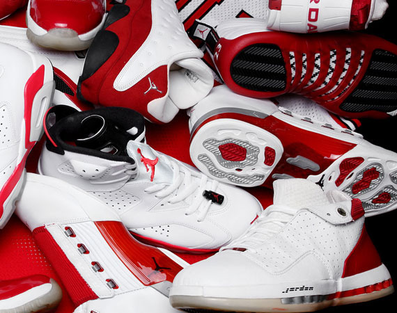 Air Jordan White Red Showcas 02