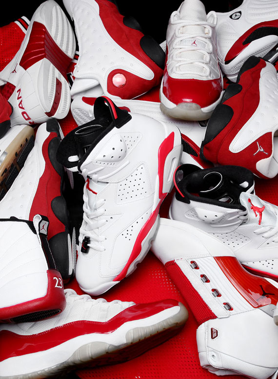 Air Jordan White Red Showcas 19