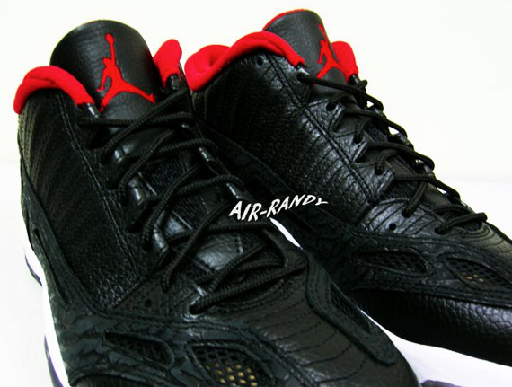 Air Jordan XI IE Low – Black – Varsity Red – White | New Images