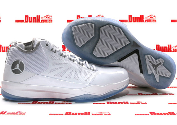 Jordan Cp3 Iv White Metallic Silver Dunk 09