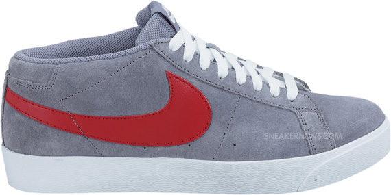 May 2011 Nike Sb Blazer Cs Union Grey Red 01