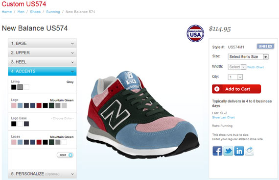 New Balance Custom US574 - Available