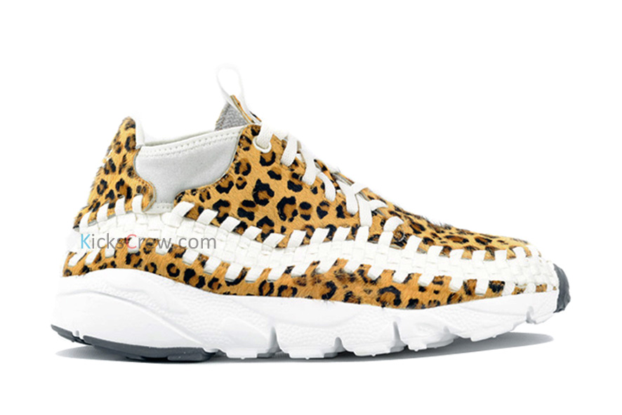 Nike Air Footscape Woven Motion Leopard White 2