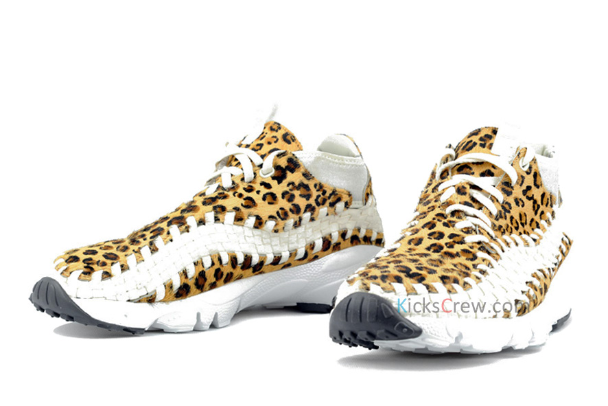 Nike Air Footscape Woven Motion Leopard White 3