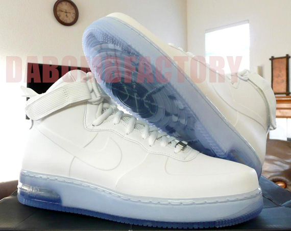 Nike Air Force 1 High Foamposite White Ebay 02