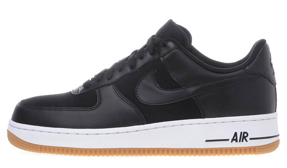 Nike Air Force 1 Low Black White Gum 1