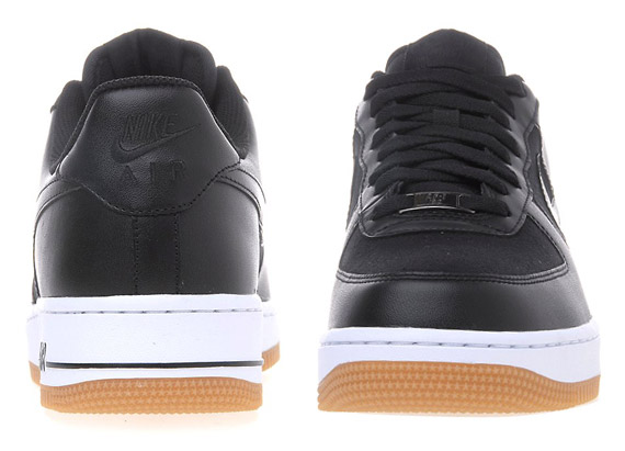 Nike Air Force 1 Low Black White Gum 3