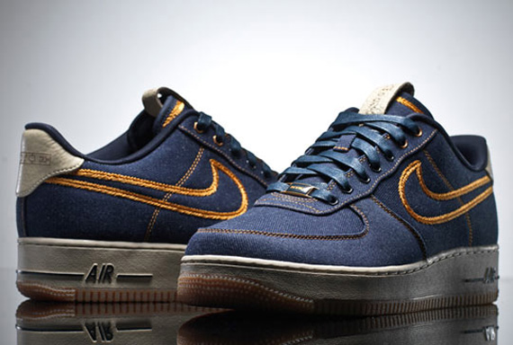 Nike Air Force 1 Low Premium Denim Bronze Release Info Summary